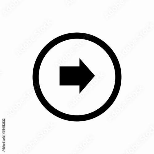 arrow right circle icon vector sign Free Download arrow right circle icon vector sign - GFXLoad