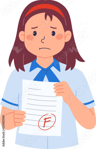 Student Showing Test Result

