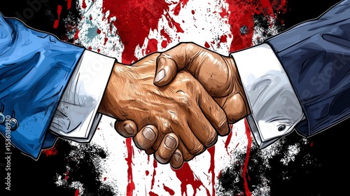 Bloody Deal A Handshake Amidst Conflict, Business and Betrayal