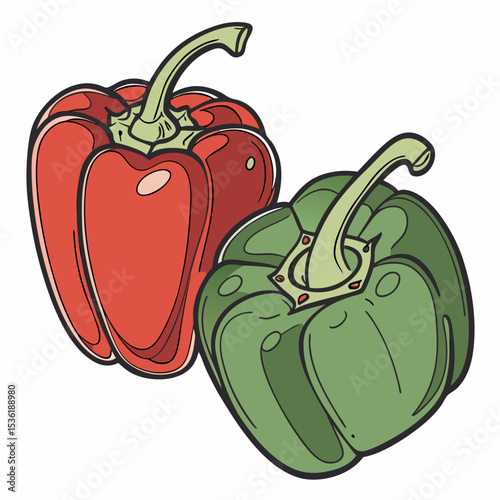 Different types of capsicum