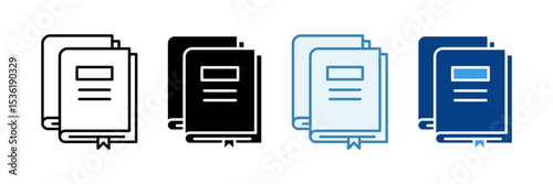 Data Reference  Icon Set Multiple Style Collection