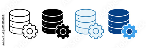 Data Settings  Icon Set Multiple Style Collection