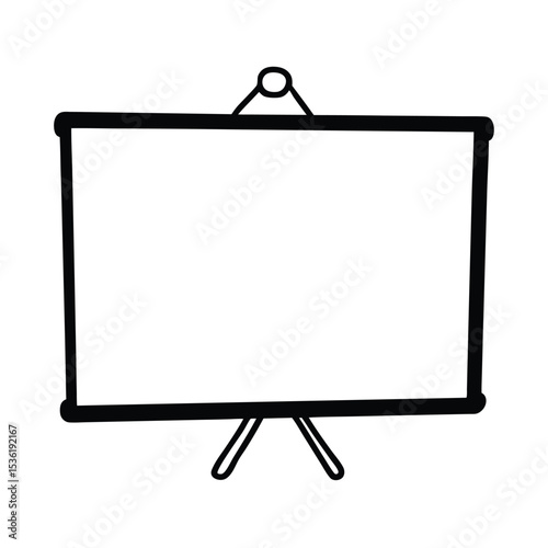 Clean whiteboard design template with customizable space for notes diagrams and illustrations