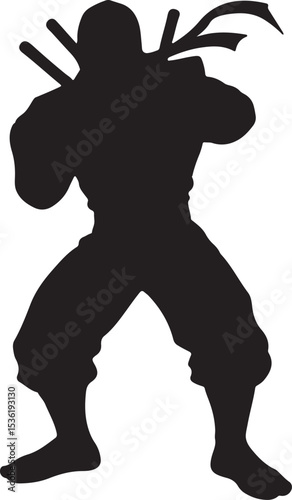 NINJA CHARACTER SILHOUETTE