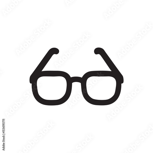 glasses isolated on white