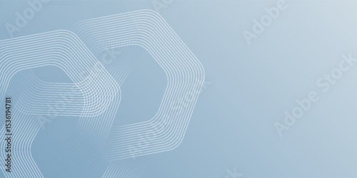 Abstract hexagon lines on gray background. Geometric stripe line art design for poster, brochure, cover, website, banner. vector eps10