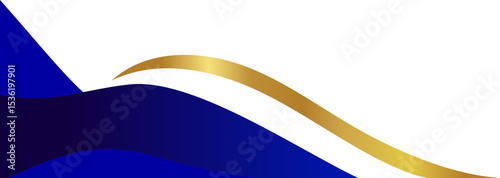 royal gold edge on navy vector for Thai ornament decoration, border design, certificate, or invitation layout