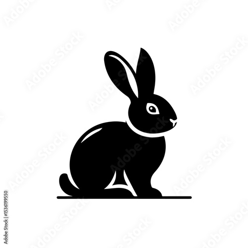 Rabbit silhouette , Rabbit  vector