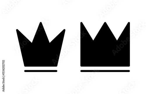 Crown icon vector illustration. crown sign and symbol
