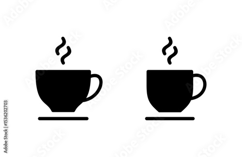 coffee cup icon vector illustration. cup a coffee sign and symbol