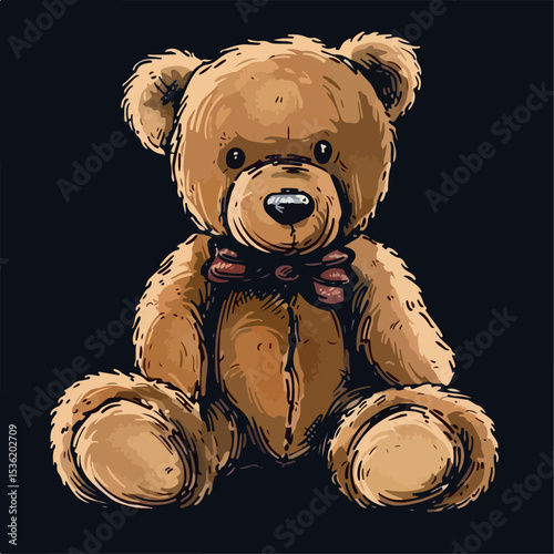 teddy, illustration, cute, animal, happy, character, nature, cartoon, isolated, bear, baby, funny, design, icon, child, vector, smile, grizzly, toy, fun, wild, holiday, love, art, cheerful, mascot, 