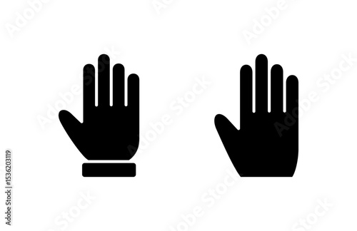 Hand icon vector illustration. hand sign and symbol. hand gesture