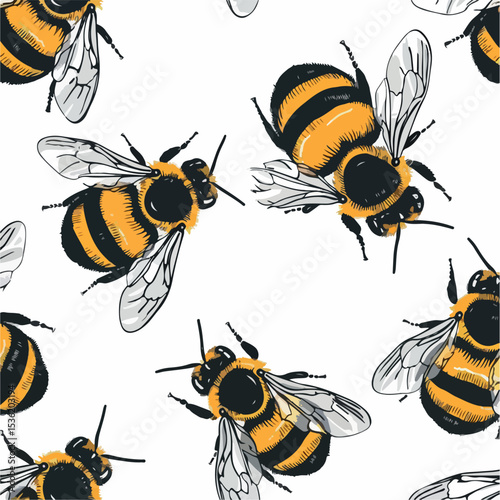 illustration, black, nature, insect, honey, summer, isolated, animal, background, wildlife, graphic, design, white, yellow, flying, honey bee, honeybee, cartoon, art, vector, drawing, bee, symbol, 
