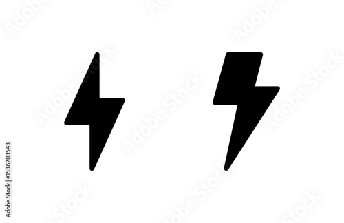 Lightning icon vector illustration. electric sign and symbol. power icon. energy sign