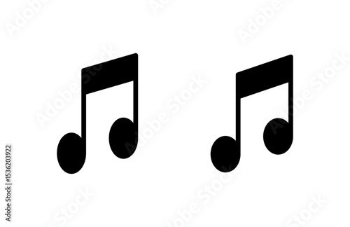 Music icon vector illustration. note music sign and symbol