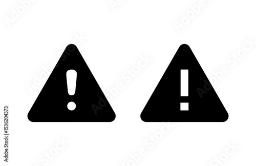 Danger icon vector illustration. attention sign and symbol. Hazard warning attention sign