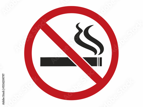 No smoking area sign. element of simple icon for websites, web design Vector Illustration.
