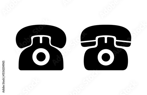 Telephone icon vector illustration. phone sign and symbol