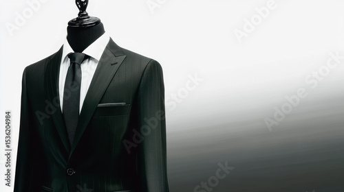 Detail closeup close-up of suit jacket