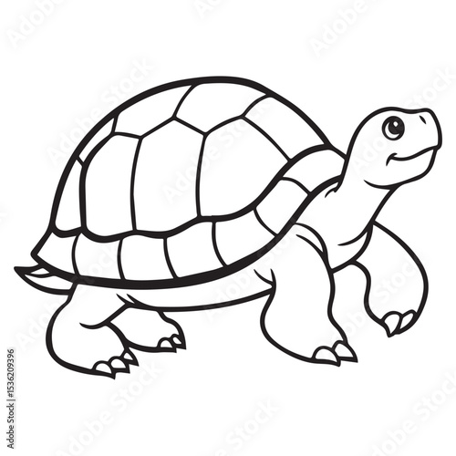 tortoise illustration vector logo sticker silhouette 