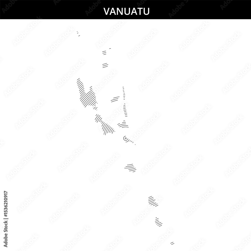 Obraz premium Beautiful Vanuatu landscape with distinct coastlines and waves