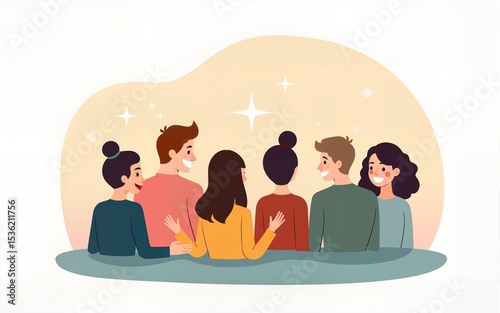 Support Group Vector Icon Style. High quality