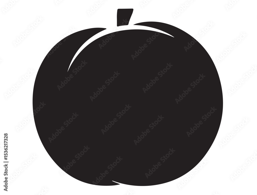 Obraz premium PEACH SILHOUETTE