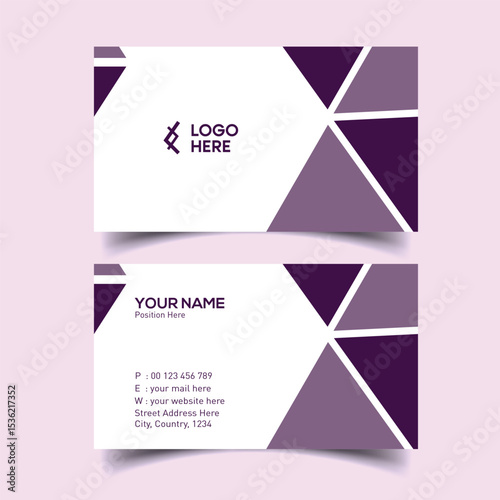 Modern Business Card Template for Real Estate Professionals