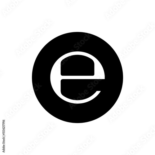 Free Download EURO E ICON VECTOR SIGN - GFXLoad