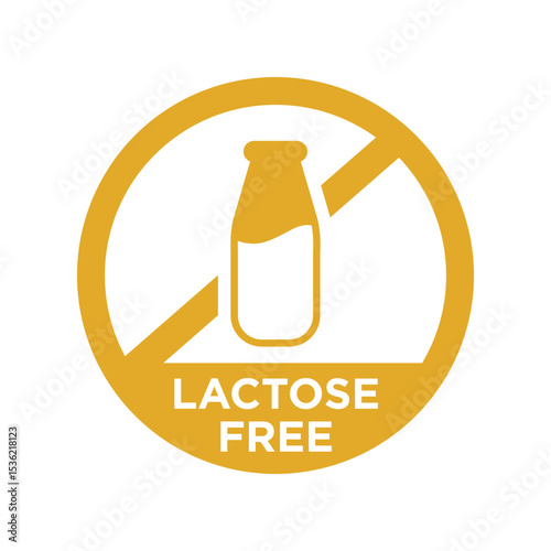 LACTOSE FREE VECTOR LOGO SIGN SYMBOL logo