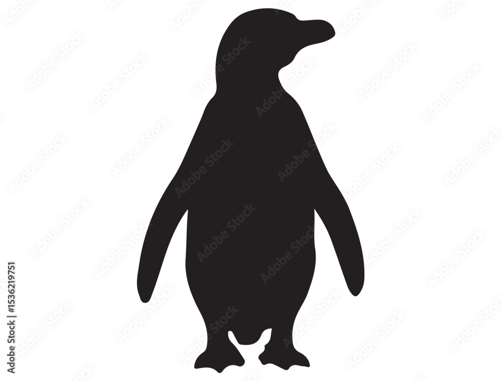 Obraz premium PENGUIN SILHOUETTE
