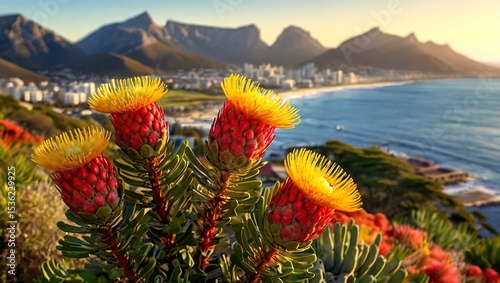 Vibrant Cape Town Flowers - Design Concept