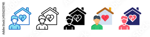 Orphan Multiple Style Icon Set Collection.