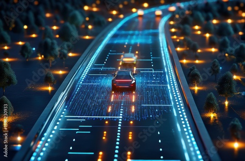Smart highway with integrated solar