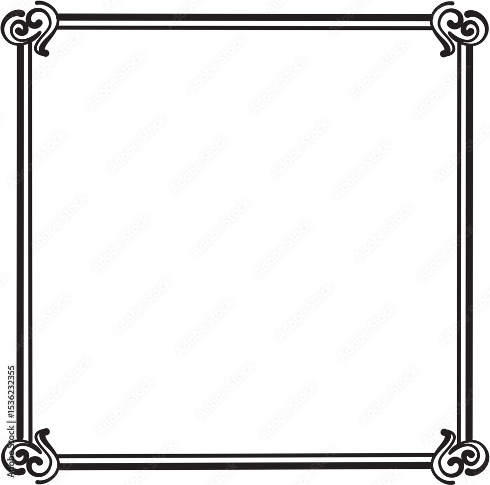Obraz premium Decorative Square Frame