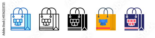 Souvenirs Multiple Style Icon Set Collection.
