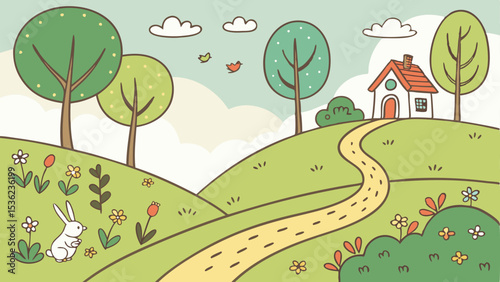 Draw pictures in a natural and untamed setting.