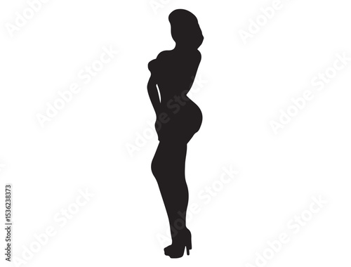 PINUP GIRL SILHOUETTE