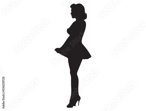 PINUP GIRL SILHOUETTE