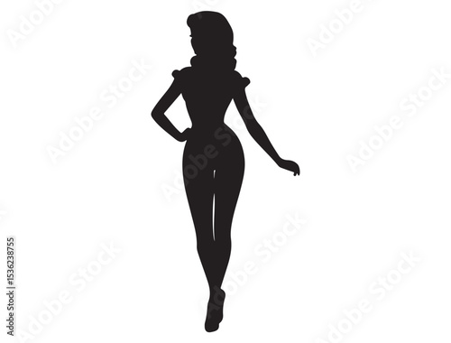 PINUP GIRL SILHOUETTE