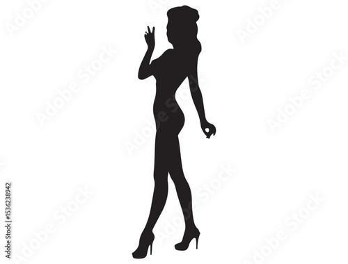 PINUP GIRL SILHOUETTE