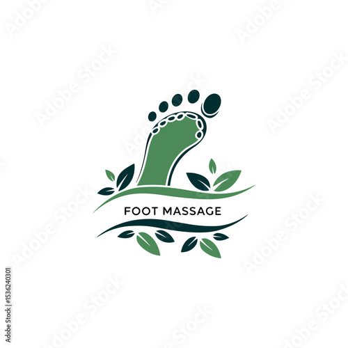 foot care logo design vector 