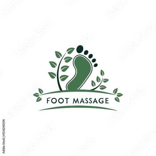foot care logo design vector 
