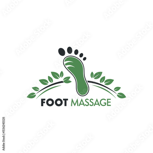 foot care logo design vector 