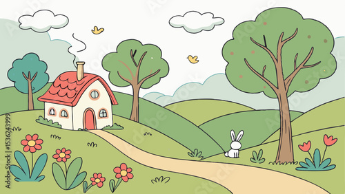 Draw pictures in a natural and untamed setting.