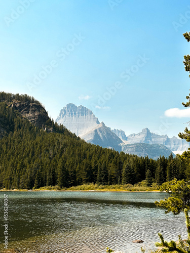 Glacier National Park, Lake and Mountains