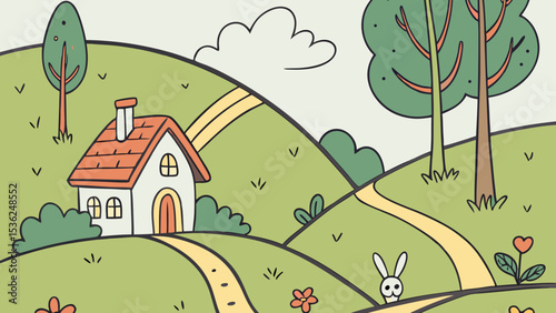 Draw pictures in a natural and untamed setting.
