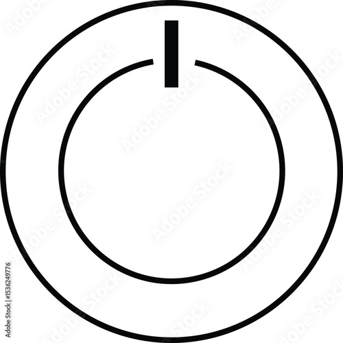 power button vector