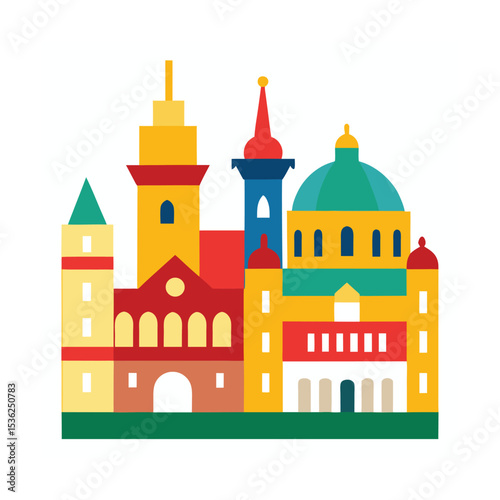 Vienna Baroque Architecture Cityscape Design