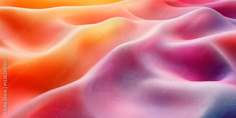 Obraz premium Grainy pastel tones, gentle wave effect.